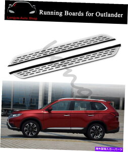 Nerf Bar jO{[h͎OHAEg_[2013-2021TChXebvlto[ɓK܂ Running Board fits for Mitsubishi Outlander 2013-2021 Side Step Nerf Bar