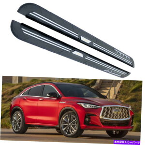 Nerf Bar Infiniti QX55 2021 2022�h�A�T�C�h�X�e�b�v�����j���O�{�[�hNERF�o�[�ɓK���Ă���2PCS 2Pcs Fits for Infiniti QX55 2021 2022 Door Side Step Running Boards Nerf Bar�y���s�A���i�z