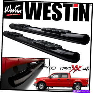Nerf Bar Westin Pro Traxx 4 Oval Nerf Step Bars 2009-2014 Ford F-150 Supercrew Cab Black Westin Pro Traxx 4 Oval Nerf Step Bars 2009-2014 Ford F-150 SuperCrew Cab BLACK�y���s�A���i�z