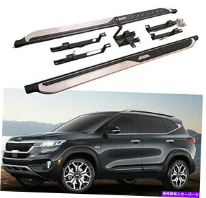 Nerf Bar 2PCShATChXebvKIAZgX2020 2021 2022jO{[hNERFo[ɓKĂ܂ 2Pcs Door Side Steps Fits for KIA Seltos 2020 2021 2022 Running Board Nerf Bar