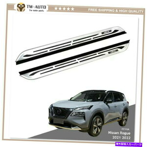 Nerf Bar 2021 2022 NISSAN ROGUE X-TRAIL T33TChXebvjO{[hNERFo[ɓK Fits for 2021 2022 Nissan Rogue X-Trail T33 Side Step Running Board Nerf Bar