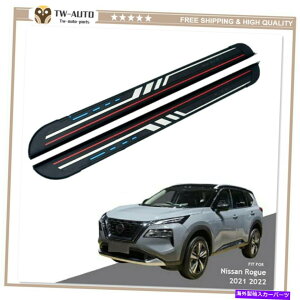 Nerf Bar 2PC͓Y[OɓKĂ܂X-Trail T33 2021 2022 NERFo[TChXebvjO{[h 2Pcs Fit for Nissan Rogue X-Trail T33 2021 2022 Nerf Bar Side Step Running Board