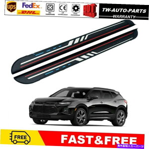 Nerf Bar V{[V{[uU[2019 2020 2021TChXebvi[to[jO{[hɓK Fits for Chevrolet Chevy Blazer 2019 2020 2021 Side Step Nerf Bar Running Board