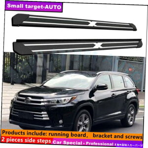 Nerf Bar g^nC_[N[K[2014-2019jO{[hNERFo[TChXebvɓKĂ܂ Fits For Toyota Highlander Kluger 2014-2019 Running board nerf bar side step