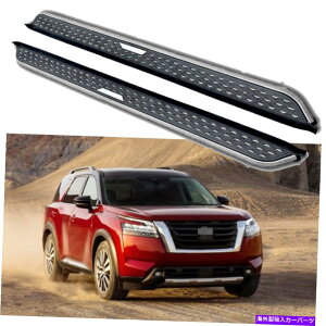 Nerf Bar YpXt@C_[2022+Œ胉jO{[hTChXebvnerfo[Ki Fits for Nissan Pathfinder 2022+ Fixed Running Board Side Step Nerf Bar Stairs