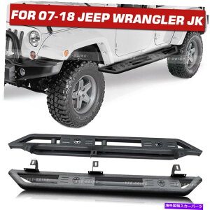 Nerf Bar 2007-2018̃jO{[hW[vO[JK 4hA2TChXebvi[to[ Running Boards for 2007-2018 Jeep Wrangler JK 4 Door 2 Side Step Nerf Bar