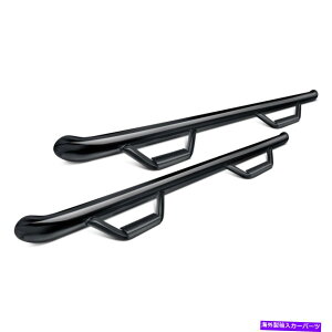 Nerf Bar Jeep Wrangler 2007-2011 Smittybilt J0746 2 �u���b�N���E���h�i�[�t�X�e�b�v For Jeep Wrangler 2007-2011 Smittybilt J0746 2 Black Round Nerf Steps�y���s�A���i�z