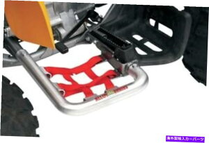 Nerf Bar DGptH[}XbV[Ynerfo[Vo[o[-Red Web 602-2115 DG Performance Fat Series Alloy Nerf Bars Silver Bar - Red Web 602-2115