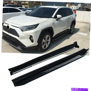 Nerf Bar 2PCSjO{[hTChXebvg^RAV4 RAV-4 2019 2020 2021ɓKĂ܂ 2Pcs Running Board Side Steps Nerf Bar Fit for Toyota RAV4 RAV-4 2019 2020 2021