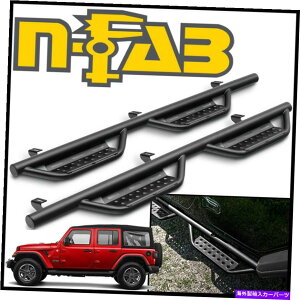 Nerf Bar n-fab nerf step rsLuXebvo[tBbg2018-2021W[vO[JL 4hA N-FAB Nerf Step RS Cab-Length Step Bars fit 2018-2021 Jeep Wrangler JL 4-Door