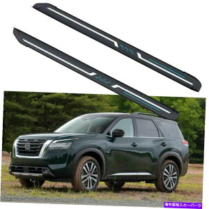 Nerf Bar YpXt@C_[2022+jO{[hTChXebvi[to[Ki2pcsɓK Fits for Nissan Pathfinder 2022+ Running Board Side Step Nerf Bar Stairs 2PCS