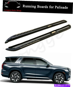 Nerf Bar 2pcsjO{[hTChXebvi[to[̓q_CpZ[h2020-2023ɓK܂ 2PCS Running Boards Side Step Nerf Bars fits for Hyundai Palisade 2020-2023