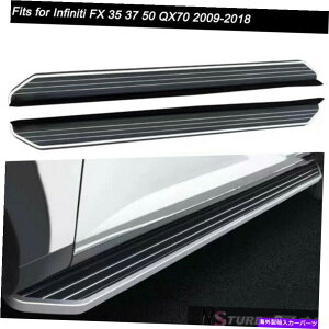 Nerf Bar Infiniti FX 35 37 50 QX70 2009-2018�T�C�h�X�e�b�v�����j���O�{�[�hNERF�o�[�ɓK���Ă��܂� Fits for Infiniti FX 35 37 50 QX70 2009-2018 Side Step Running Board Nerf Bar�y���s�A���i�z