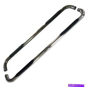 Nerf Bar 04-08tH[hF-150g^NV[p̖ꂽ3C`ۂxgEFgW/2pbhXebvi[to[ Polished 3in Round Bent w/2 Pads Step Nerf Bar for 04-08 Ford F-150 Extended Cab
