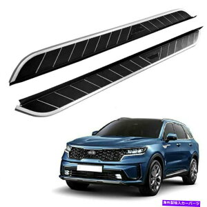 Nerf Bar 2PCSŒTChXebvjO{[hNERFo[tBbg2020 2021 2022 KIA SORENTO 2Pcs Fixed Side Step Running Board Nerf Bar Fits for 2020 2021 2022 Kia Sorento
