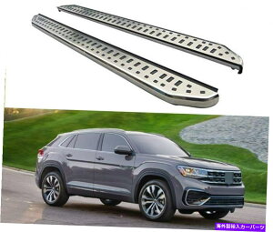 Nerf Bar VWtHNX[QAgXNXX|[c2020ɓKTChXebv{[hNERFo[tBbg Side Step Running Board Nerf Bar Fit for VW Volkswagen Atlas Cross Sport 2020 Up