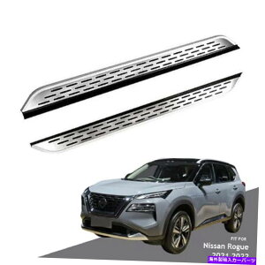 Nerf Bar YRogue X-Trail T33 2021 2022 NERFo[TChXebvjO{[hɓKĂ܂ Fits for Nissan Rogue X-Trail T33 2021 2022 Nerf Bar Side Step Running Board