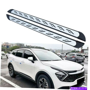 Nerf Bar KiaׂĂ̐VSportage 2023A~jETChXebvi[to[jO{[h Fits for Kia All New Sportage 2023 Aluminum Side Step Nerf Bar Running Board