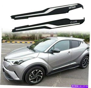 Nerf Bar g^C-HR CHR CHR 2017-20222PCStBbg{[hNERFo[̎s 2Pcs Fits for Toyota C-HR CHR 2017-2022 Fixed Side Steps Running Board Nerf Bar