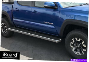 Nerf Bar 6 "zC[c[zC[TChXebvtBbg05-22g^^R}_uN[Lu5tB[g 6" Wheel-to-Wheel Side Steps Fit 05-22 Toyota Tacoma Double Crew Cab 5ft