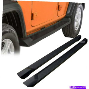 Nerf Bar W[vO[JL 4hA2018 2019 2020jO{[hNERFo[̃TChXebvtBbg Side Step Fits for Jeep Wrangler JL 4 Door 2018 2019 2020 Running Board Nerf Bar