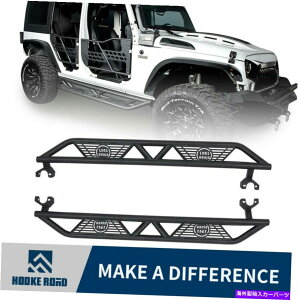 Nerf Bar Hooke Road NonSlip Black Blade Side Steps Jeep Wrangler JK 07-18�pNerf�o�[ Hooke Road Non-Slip Black Blade Side Steps Nerf Bars For Jeep Wrangler JK 07-18�y���s�A���i�z