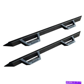 Nerf Bar マグナムRTブラックサイドステップ2007-2021ツンドラダブルキャブのドロップナーフバー Magnum RT Black Side Step Drop Nerf Bars for 2007-2021 Tundra Double Cab