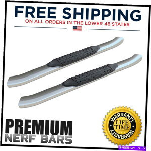 Nerf Bar 5 OE�ȉ~�`�̊K�i1999�N����2018�N�̃V���o���[�h�V�G�����M�����[�L���u�̂��߂�nerf�o�[ 5 OE Oval Side Steps Nerf Bars for 1999-2018 Silverado Sierra Regular Cab�y���s�A���i�z