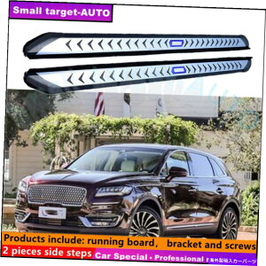 Nerf Bar �����J�[���m�[�`���X2019-2022�����j���O�{�[�hNERF�o�[�T�C�h�X�e�b�v�ɓK���Ă��܂� Fits For Lincoln Nautilus 2019-2022 Running board nerf bar side step�y���s�A���i�z