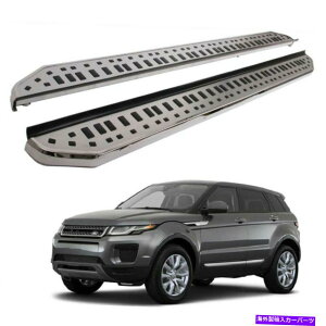 Nerf Bar LR�����W���[�o�[Evoque 2011-2019�T�C�h�X�e�b�v�����j���O�{�[�hNERF�o�[�ɓK�� 2Pcs Fits for LR Range Rover Evoque 2011-2019 Side Step Running Board Nerf Bar�y���s�A���i�z
