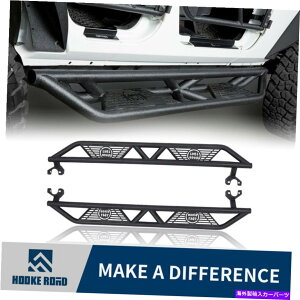 Nerf Bar tbN[hTChXebv07-18O[JK 4DR̂߂ɃjO{[h𑖂i[to[[ho[ Hooke Road Side Steps Offroad Nerf Bars Running Board for 07-18 Wrangler JK 4DR
