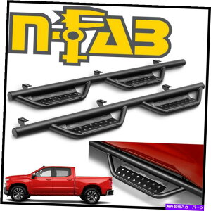 Nerf Bar n-fab nerf step rs�L���u�����O�X�X�e�b�v�o�[2019-21�V���o�[�h1500�V�����{�f�B�N���[�L���u N-FAB Nerf Step RS Cab-Length Step Bars 2019-21 Silverado 1500 NEW BODY Crew Cab