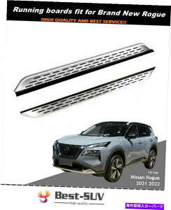 Nerf Bar YRogue X-Trail T33 2021 2022 NERFo[TChXebvjO{[hɓKĂ܂ Fits for Nissan Rogue X-Trail T33 2021 2022 Nerf Bar Side Step Running Board