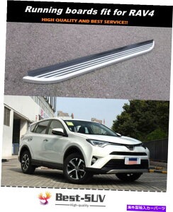 Nerf Bar g^RAV4ɓK2PC 2013-2018hATChXebvjO{[hNERFo[ 2Pcs Fit for Toyota RAV4 2013-2018 Door Side Step Running Board Nerf Bar