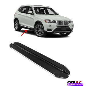 Nerf Bar TChXebvBMW X3 2011-2017jO{[hNERFo[A~jE2 PCɓK܂B Side Steps Fits BMW X3 2011-2017 Running Boards Nerf Bars Aluminum 2 Pcs.