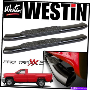 Nerf Bar Westin Pro Traxx 5 �ȉ~�`��nerf�X�e�b�v�o�[15-18�V���o�[�h2500/3500hd�ʏ�̃L���u Westin Pro Traxx 5 Oval Nerf Step Bars 15-18 Silverado 2500/3500HD Regular Cab�y���s�A���i�z