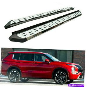 Nerf Bar jO{[hׂ͂Ă̐VOHAEg_[2022TChXebvlto[ɓK܂ Running Boards fits for All New Mitsubishi Outlander 2022Side Step Nerf Bars