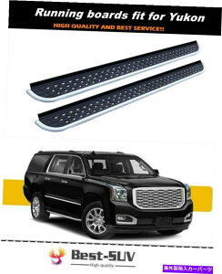 Nerf Bar GMC Yukon 2021 2022ŒhATChXebvjO{[hNERFo[2PCStBbg 2Pcs Fits For GMC Yukon 2021 2022 Fixed Door Side Step Running Board Nerf Bar