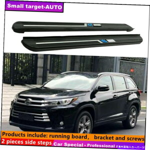 Nerf Bar g^nC_[N[K[2014-2019jO{[hNERFo[TChXebvɓKĂ܂ Fits For Toyota Highlander Kluger 2014-2019 Running board nerf bar side step
