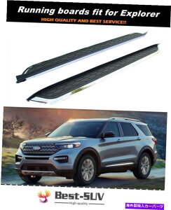 Nerf Bar jO{[h͐VtH[hGNXv[[2019 2020 2021TChXebvi[to[ɓK܂ Running Boards fits for New Ford Explorer 2019 2020 2021 Side Step Nerf Bars