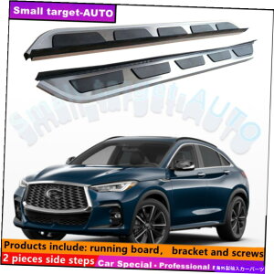 Nerf Bar Infiniti QX55 2022 2023�����j���O�{�[�hNERF�o�[�T�C�h�X�e�b�v�ɓK���Ă��܂� Fits For Infiniti QX55 2022 2023 Running board nerf bar side step�y���s�A���i�z