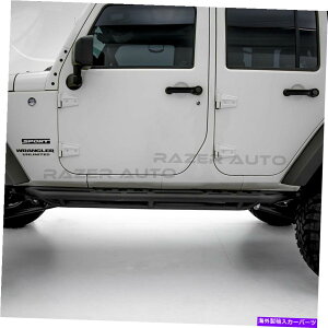 Nerf Bar 4hAXebvA[}[bNXC_[bJ[K[h07-18W[vJKO[plto[ 4 Door Step Armor Rock Sliders Rocker Guard Nerf Bar for 07-18 Jeep JK Wrangler