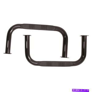 Nerf Bar ���ȃ��b�W�i�[�t�o�[�u���b�N55-75�t�B�b�g�W�[�vCJ5-11504.01 Rugged Ridge Nerf Bars Black 55-75 fits Jeep CJ5 - 11504.01�y���s�A���i�z