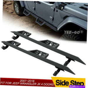 Nerf Bar 2007-20183 "jO{[hW[vO[JK 4hAi[to[TChXebv 3" Running Boards for 2007-2018 Jeep Wrangler JK 4 Door Nerf Bars Side Steps