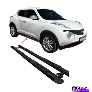 Nerf Bar {[hsĂTChXebvNERFo[S.X`[2 PCSBYW[N2011-2017ɓK Side Steps Running Boards Nerf Bars S. Steel 2 Pcs. Fits Nissan Juke 2011-2017