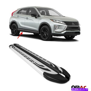 Nerf Bar }crVGNvXNX2018-2021̃{[hsĂTChXebvnerfo[ Side Steps Running Boards Nerf Bars For Mitsubishi Eclipse Cross 2018 - 2021