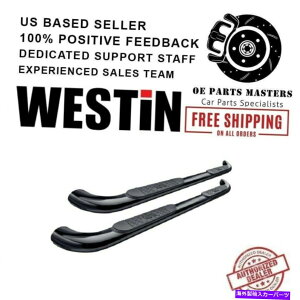 Nerf Bar Westin 4 "Chevy/GMC PlatinumV[Yȉ~`nerfo[21-1685pubNpE_[R[eBO Westin 4"Black PowderCoated For Chevy/GMC Platinum Series Oval Nerf Bars 21-1685