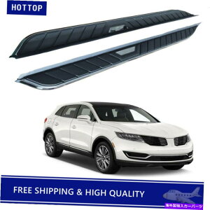 Nerf Bar J[MKX 2016-2018ŒhATChXebvi[to[jO{[hɓKĂ2PCS 2Pcs Fits for Lincoln MKX 2016-2018 Fixed Door Side Step Nerf Bar Running Board