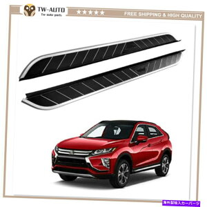Nerf Bar Eclipse Cross 2018-2021�h�A�Œ�T�C�h�X�e�b�vNERF�o�[�����j���O�{�[�h�ɓK����2PC 2Pcs Fit for Eclipse Cross 2018-2021 Door Fixed Side Step Nerf Bar Running Board