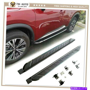 Nerf Bar 2PCは日産ローグに適していますX-Trail T33 2021 2022ランニングボードサイドステップNERFバー 2Pcs Fit for Nissan Rogue X-Trail T33 2021 2022 Running Board Side Step Nerf Bar
